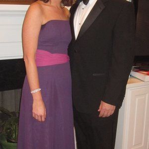 Jordan Prom Dress, Purple/ Pink Size 6